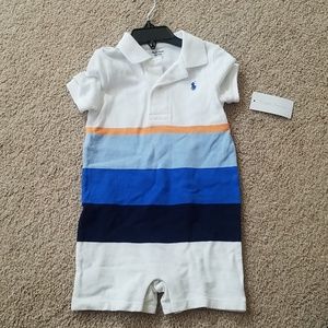 NWT infant boys Ralph Lauren polo onesie